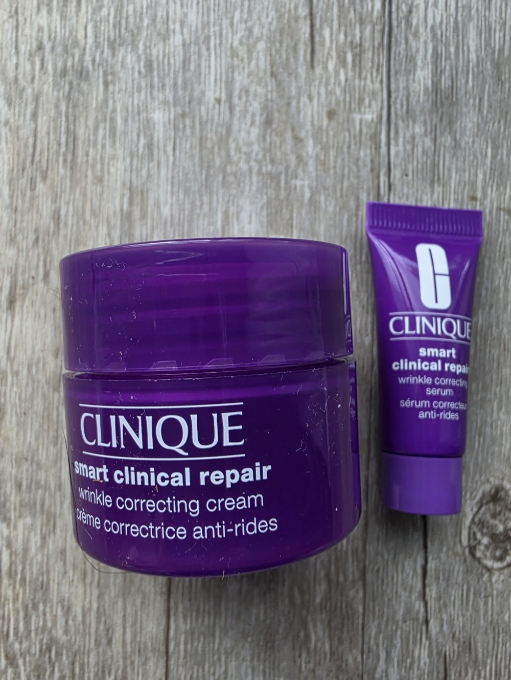 Clinique Clinical Smart Repair Wrinkle Correcting cream & Smart Repair Serum